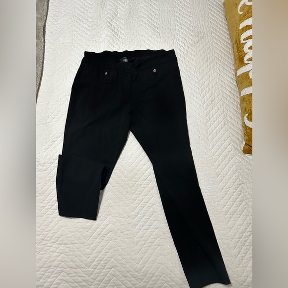 ￼ women’s Capri, black pants, stretch, work, ankle, pockets, - Picture 1 of 4